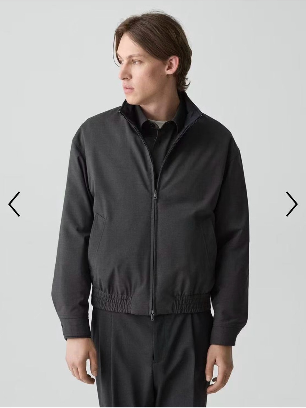Theory Reversible Jacket in Motion Wool